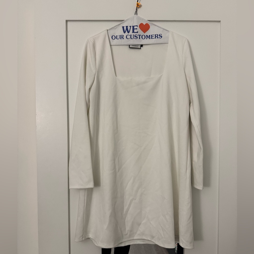 White Middleton Dress TUCKERNUCK X CAMERAN EUBANKS WIMBERLY, Size Small - Picture 6 of 8